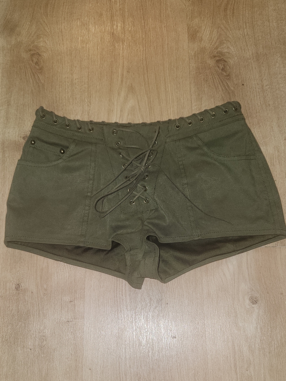 Lace Up Shorts